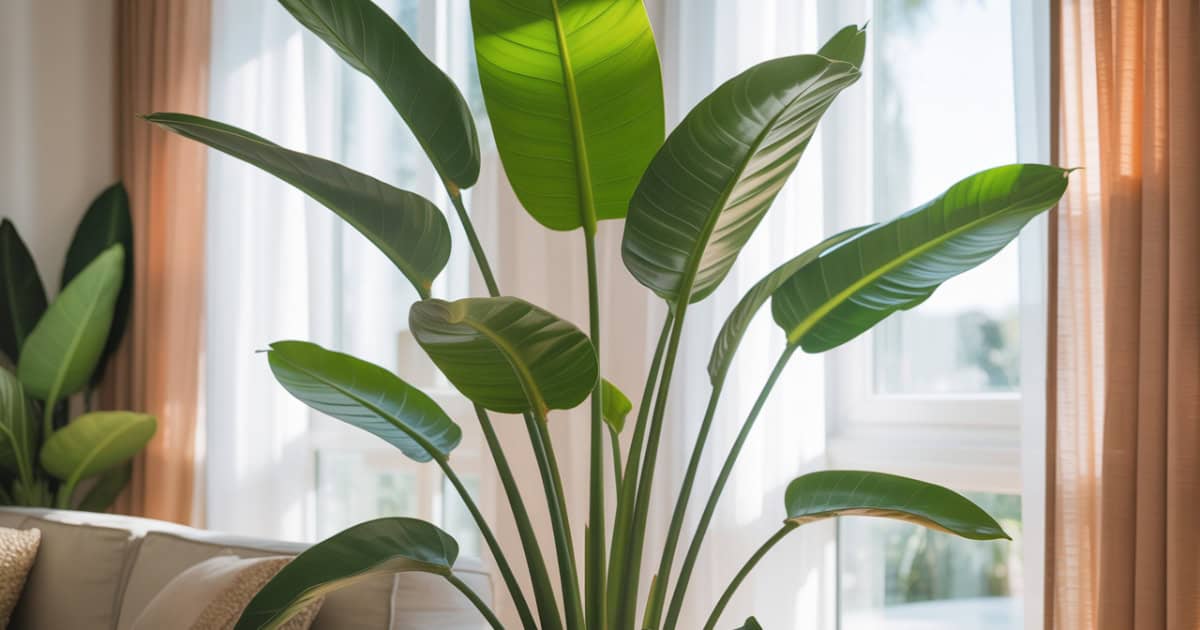 Strelitzia nicolai verzorging voor grote en sterke planten